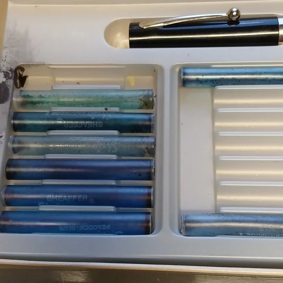 Used Sheaffer Calligraphy Pen Set - Picture 4 of 14